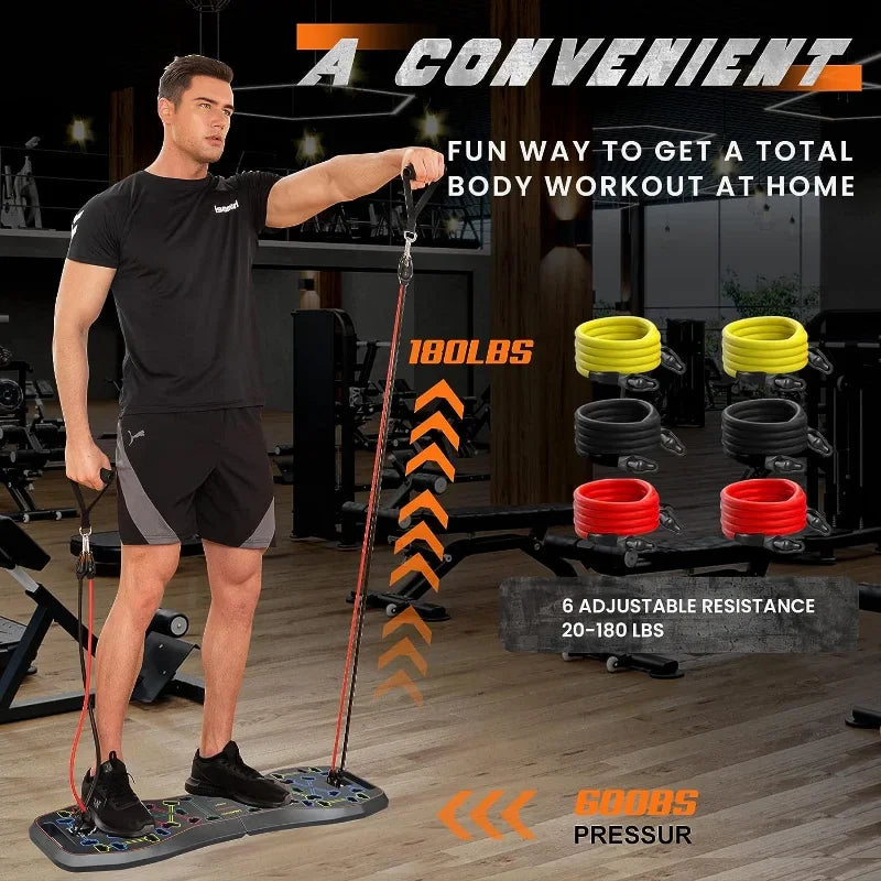 Portable Home Gym System , Complete Full-Body