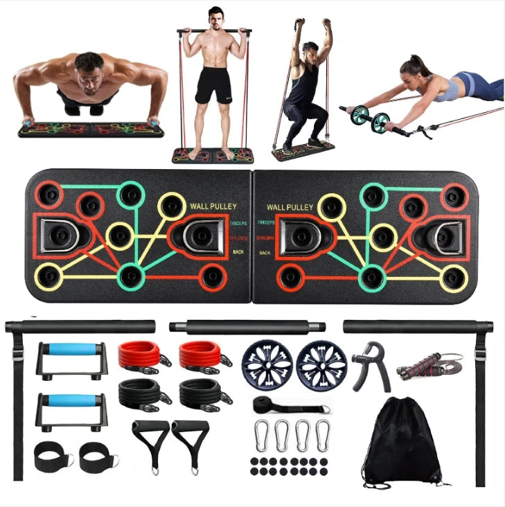 Portable Home Gym System , Complete Full-Body