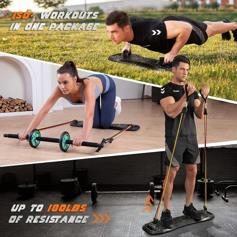 Portable Home Gym System , Complete Full-Body